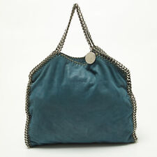 Stella McCartney Blue Faux Leather Small Falabella Tote