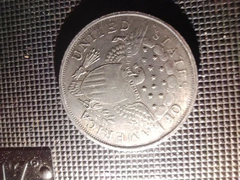 1800 Draped Bust Dollar Coin Cover
