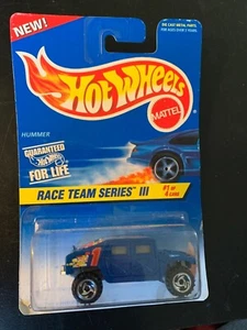 Hot Wheels Race Team Series III - #1/4 cars - Hummer#533 - 1997 New On Card B126 - Picture 1 of 1
