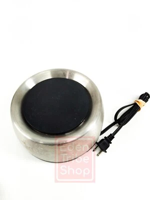 Base de fondue eléctrica de acero inoxidable Nostalgia FPS200 6 tazas solo pieza Foto 1 de 4