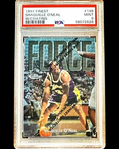 Shaquille O'Neal - 1997-1998 Topps Finest Force Shaq - PSA 9 - Pop 16 - 8 Higher - Bild 1 von 4