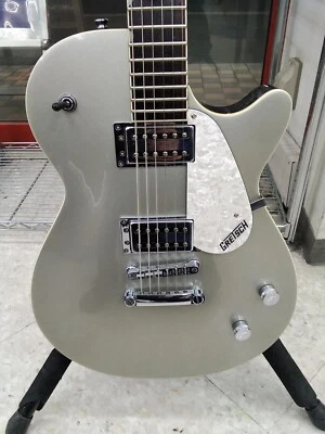 GRETSCH G5426 Tastiera usata corpo in acero collo in acero palissandro argento - Immagine 1 di 4