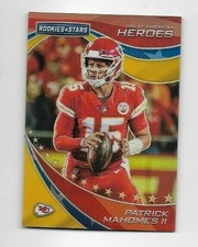 Patrick Mahomes 2019 Panini Rookies & Stars Great American Heroes Gold 3/10