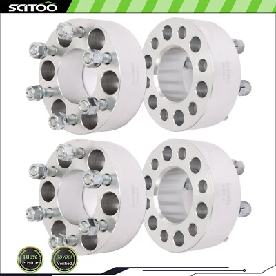 4X 6x4.5 Wheel Spacers 2" Thick 71.5CB 1/2"x20 For 1991-2004 Dodge Dakota 2003 - Image 1 of 4