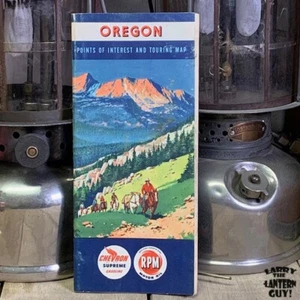 Gasolinera Chevron década de 1950 OREGON punto de interés y mapa turístico - Imagen 1 de 15