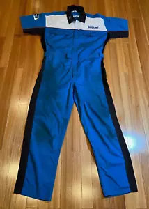 Vintage Team Suzuki Technical Staff Coveralls Japan Mechanic Tsunagi Blue L XL - Picture 1 of 9