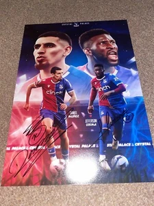 Daniel Munoz & Jefferson Lerma - foto firmata 16x12 pollici - Crystal Palace - certificato di autenticità - Foto 1 di 1