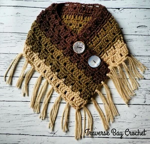 Simply Devine crochet neck warmer fringe scarf pattern PATTERN ONLY - Picture 1 of 6