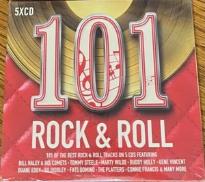 VARIOUS ARTISTS "101 HITS - ROCK & ROLL" BRAND NEW ORIGINAL 2017 UK 5CD ALBUM - Imagen 1 de 2
