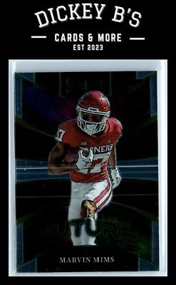2023 Panini Select Draft Picks Future #FUT-20 Marvin Mims Oklahoma Sooners - Image 1 of 2