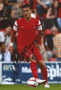 LEYTON ORIENT: MATHIEU BAUDRY SIGNED 6x4 ACTION PHOTO+COA - Picture 1 of 1