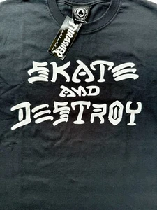Skate and Destroy Shirt Mens Medium Thrasher Skateboard Magazine Black Graphic T - Picture 1 of 11