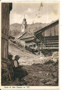 ud 230 1950 SAURIS DI SOTTO (Udine) VG -Foto Antonelli Carnia pittoresca  - Imagen 1 de 1