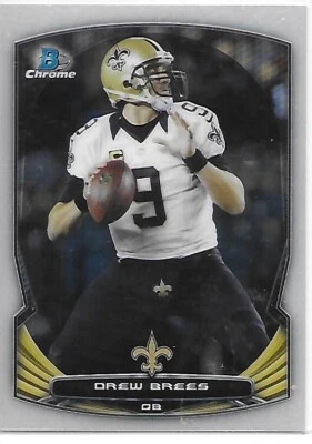 2014 Bowman Chrome Football Drew Bress Saints - Image 1 of 2
