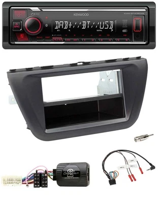 Kenwood Lenkrad Bluetooth USB DAB Autoradio für Suzuki SX4 (ab 2013) - Bild 1 von 4