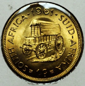 1961 SÜDAFRIKA 1 CENT (UNC-PROOF) - Bild 1 von 2