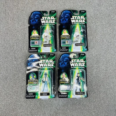 Star Wars The Power of The Force CommTech Figures 1999 Vintage Lot Of 4 - Image 1 of 4