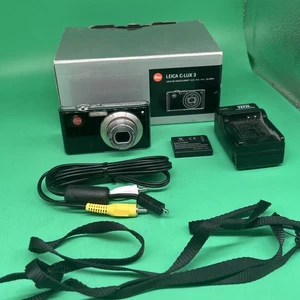 Leica D-LUX 3 10.0 MP Black Digital Compact Camera From JAPAN #2512586A - Picture 1 of 12