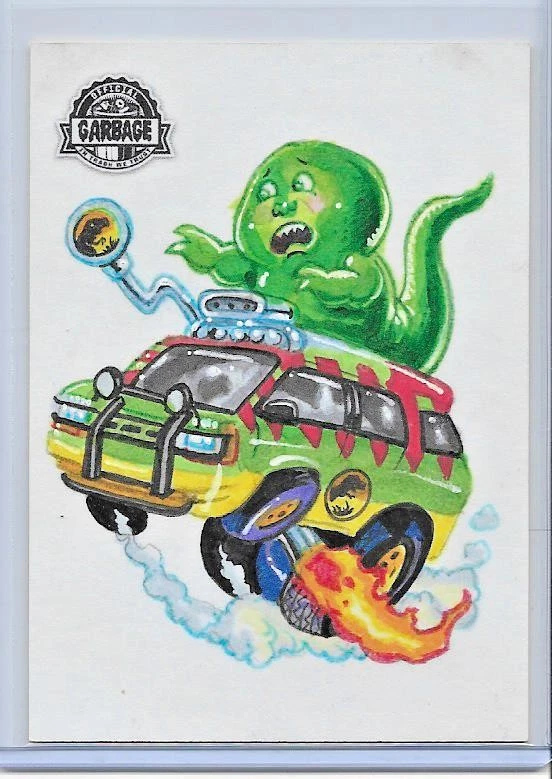 2023 TOPPS GARBAGE PAIL KIDS KRASHERS SERIES 4 SKETCH CARD 1/1 CHRIS MEEKS JEEP - Image 1 of 1