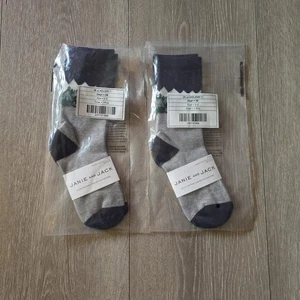 2 x Janie und Jack Jungen Urlaub Zug Socken Größe 2-5 - Bild 1 von 2
