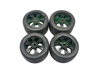 Proline Road Rage 40 Series Tires W Velocity 6 Chrome Wheels (4) (READ!) #15260 - Picture 1 of 3