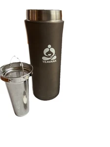 Vaso de plata de té de hojas sueltas Teavana 12 onzas - Imagen 1 de 12