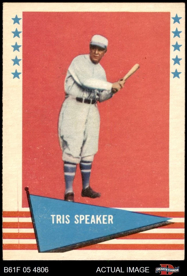 1961 Fleer #79 Tris Speaker Red Sox HOF 7.5 - NM+ — 第 1/1 张图片