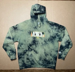 Hypland Hunter X Hunter Men’s Large Gon Eyes Green Camo Hoodie - Picture 1 of 7