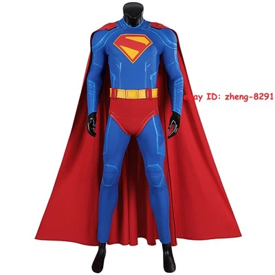 2025 Superman Cosplay Ropa Interior + Cinturón + Capa (Excluyendo Mono) Disfraz de Halloween Foto 1 de 4