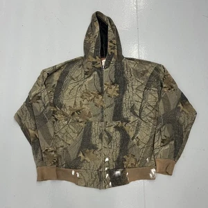Vintage 90s Realtree Camo Zip Up Hoodie Sweatshirt 1990s - Bild 1 von 5