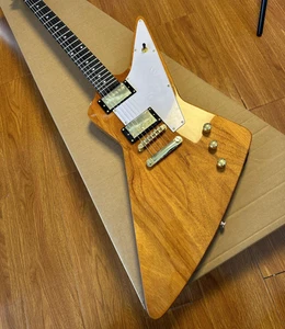 Explorer 1958 Korina gelb E-Gitarre Gold Hardware HH Tonabnehmer - Bild 1 von 11