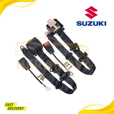 2 cinturones de seguridad delanteros retráctiles negros para todos Suzuki Vitara Foto 1 de 4