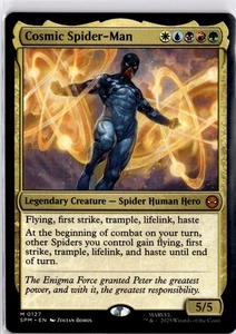 Cosmic Spider-Man M Marvel's Spider-Man 127 Magic The Gathering - Picture 1 of 2