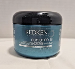 Mascarilla capilar Redken Curvaceous Curl Dive - 6,1 oz - SELLADA - Imagen 1 de 2