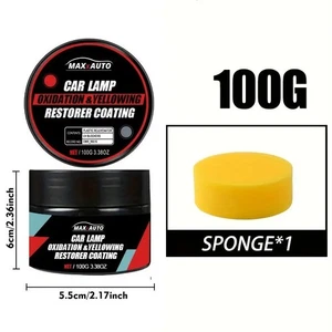 Car Headlight Restoration Polishing Kit - Scratch Remover & Oxidation Cleaner - Picture 1 of 10
