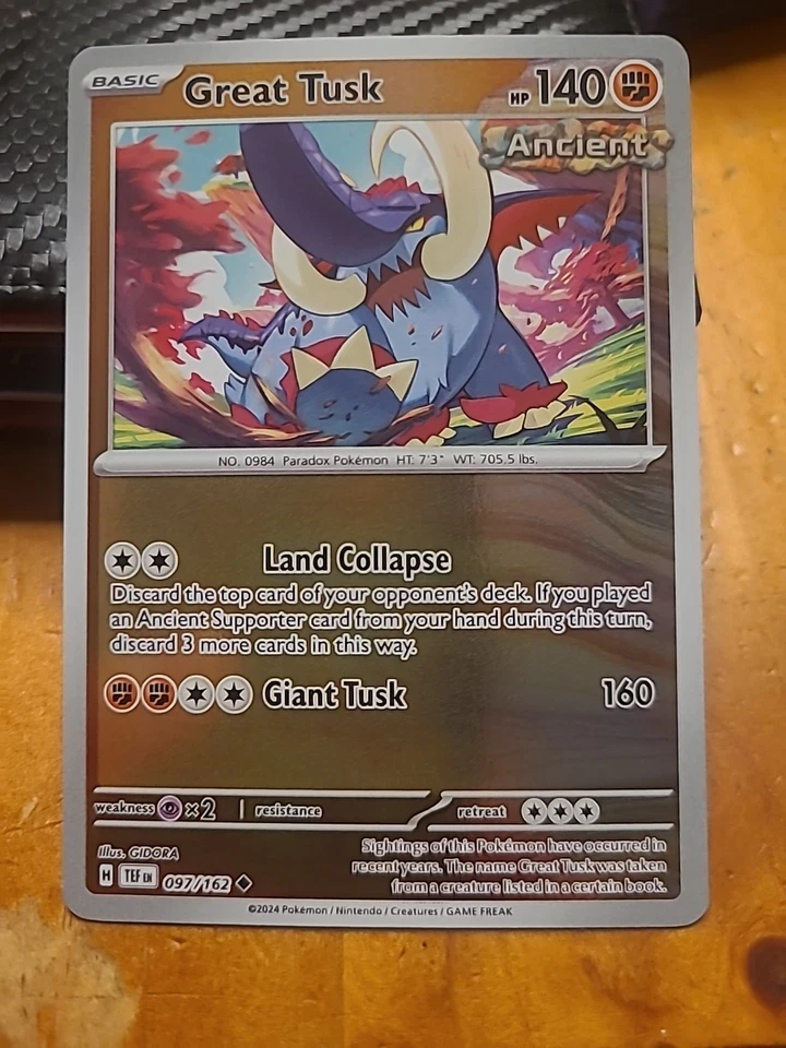 Great Tusk 097/162 Sv05: Temporal Forces Holo - Image 1 of 1