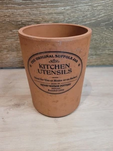 Utensilios Olla Henry Watson Cerámica Original Suffolk Tarro Terracota Cocina - Imagen 1 de 4