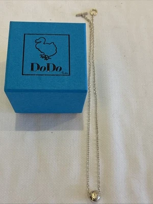 Dodo Pomellato Collana Lunga 40 Cm Ciondolo Maxi Pepita Argento Unisex - Immagine 1 di 4