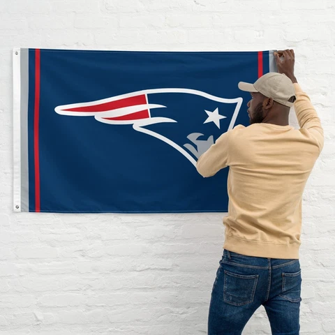 New England Patriots 3x5ft Flag NFL Football Super Bowl Champions Premium Banner Cover
