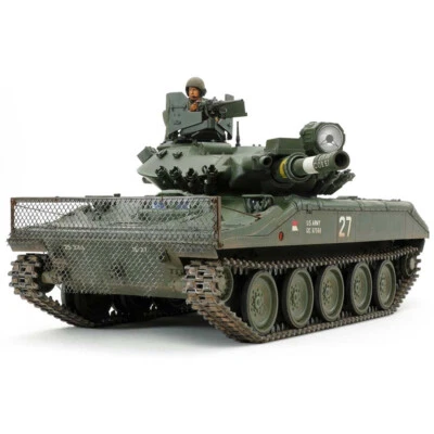 NEW Tamiya 1/16 US Airborne Tank M551 Sheridan Display Only - Image 1 of 2