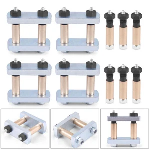 For Tandem Axle Truck / Trailers 2.25" Shackles Heavy Duty Shackle Upgrade Kit - Picture 1 of 7