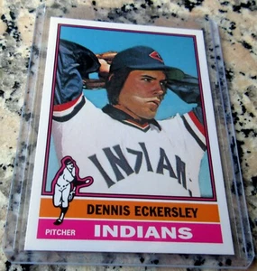 DENNIS ECKERSLEY 2016 Reprint 1976 Topps Rookie Card RC A's 1989 W.S. Champs HOF - Bild 1 von 2