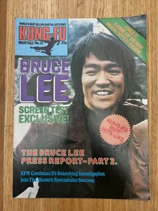 Kung Fu Monthly Bruce Lee Vintage KFM Poster Magazine No.31 UK Release - VGC - Bild 1 von 10
