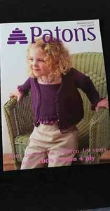 Patons Pattern Booklet Four designs for children 1-9 years pbn0000-02747 - Picture 1 of 1