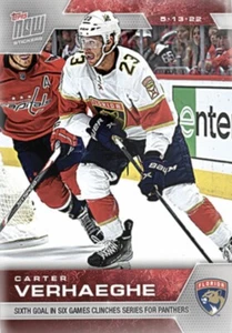 2021-22 Topps Now NHL PEGATINA FLORIDA PANTHERS CARTER VERHAEGHE #471 6º gol - Imagen 1 de 1