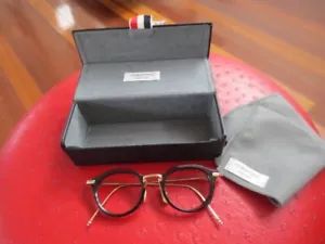 GENUINE THOM BROWNE TB-011A-T-45 TORTOISE SHELL RIMMED EYEGLASSES FRAME - Picture 1 of 9