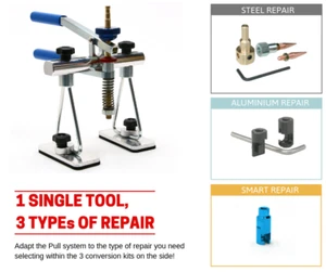 Spotter Quick Puller Dellenlifter Handausbeulgerät STAHL+ALU+SMART Haltefunktion - Bild 1 von 12