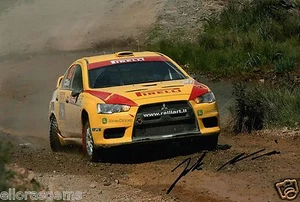 Rally Driver Jarkko Nikara Hand Signed Photo Mitsubishi Lancer Evo X 12x8 AD - Picture 1 of 1