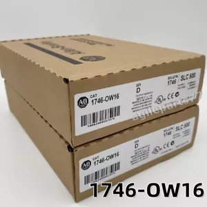 2023 New AB 1746-OW16 SLC500 SerD Output Module 1746OW16 NEW Factory Sealed TX - Picture 1 of 4