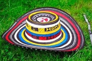 Sombrero Colombiano Color Sombrero Sinuano 21 Vueltas Laps Hecho por Colombia - Imagen 1 de 5
